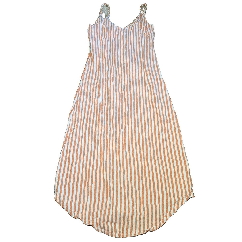 Zulu & Zephyr Natural Textured Cotton beach  Dress Sz XS coastal resortwear